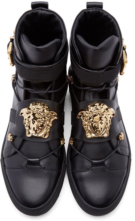 versace medusa high-top sneakers|versace medusa boots.